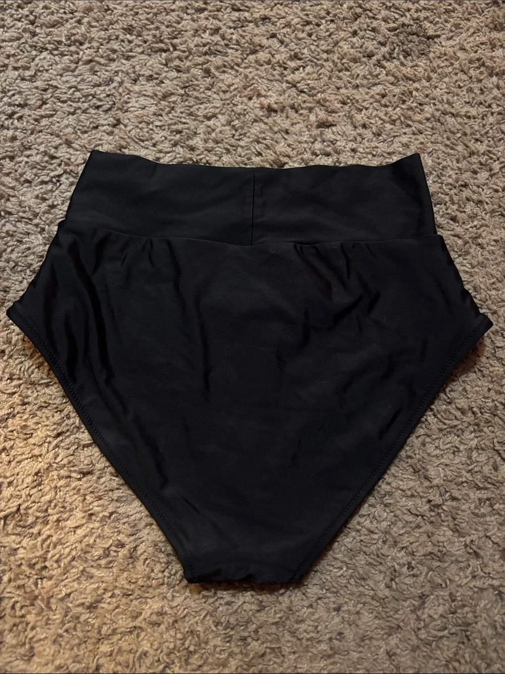 aerie High-Waist Black Bikini Bottoms